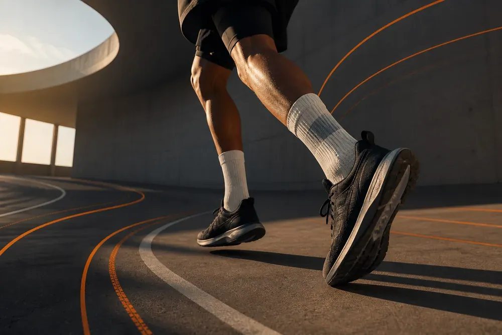 ARCDOVION athletic socks in motion